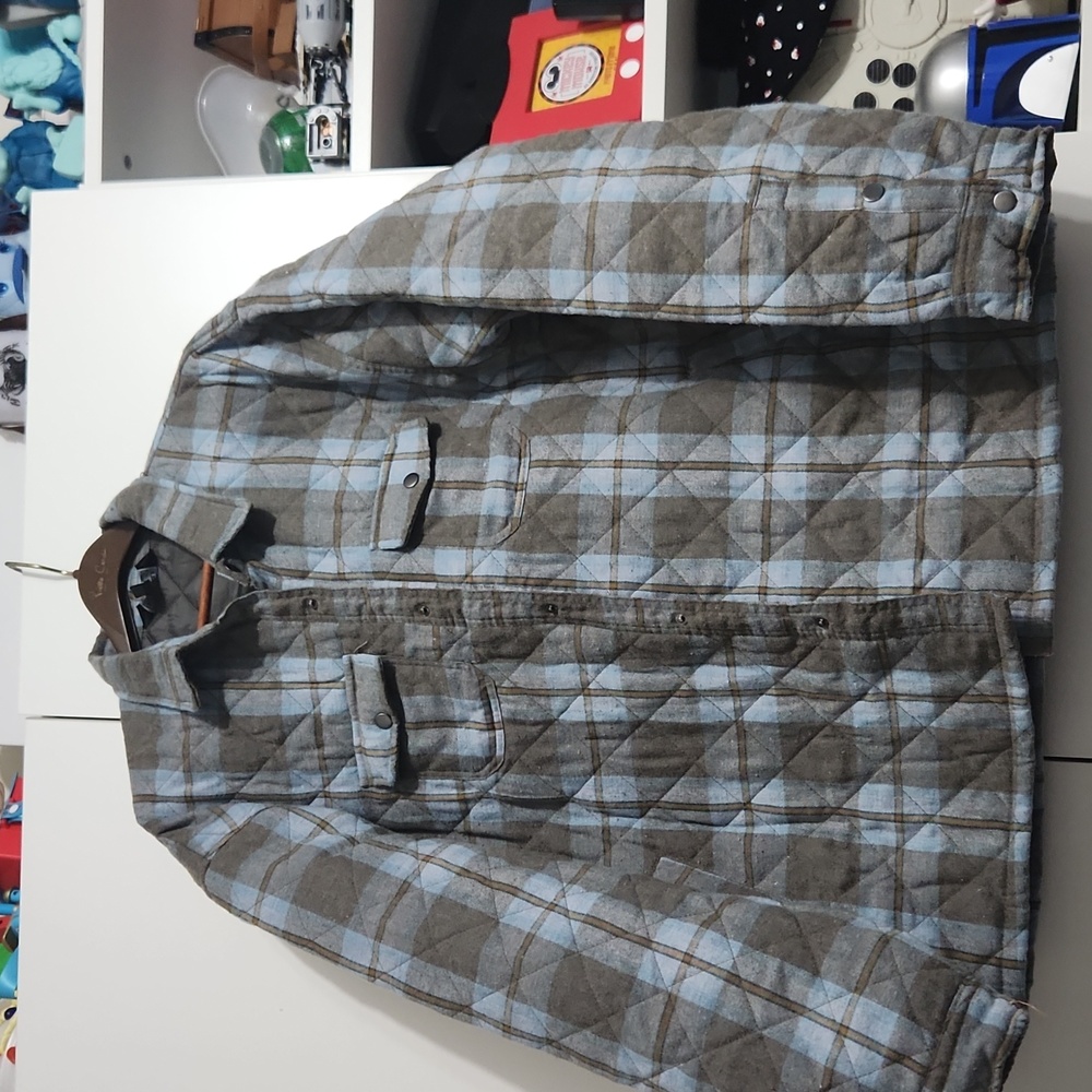 Mens Benny Gold Flannel Jacket